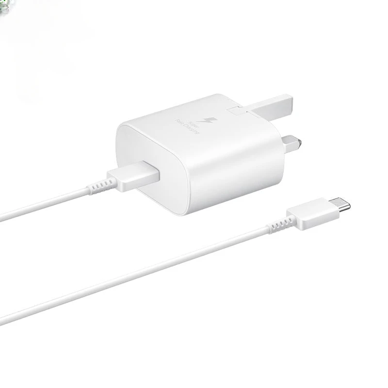 شارژر ديواري SAMSUNG فست شارژ 45 وات مدل EP-TA845XBEGAE به همراه کابل دو سر Type-C